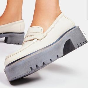 Free People Bone Decker Penny Loafers